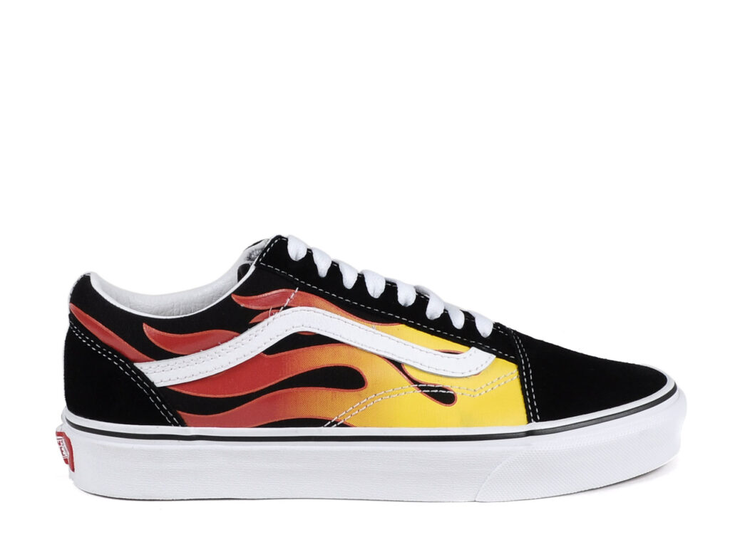 Vans Flame Old Skool Black/True White