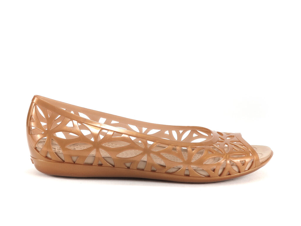 Crocs Isabella Jelly II Flat Dark Gold