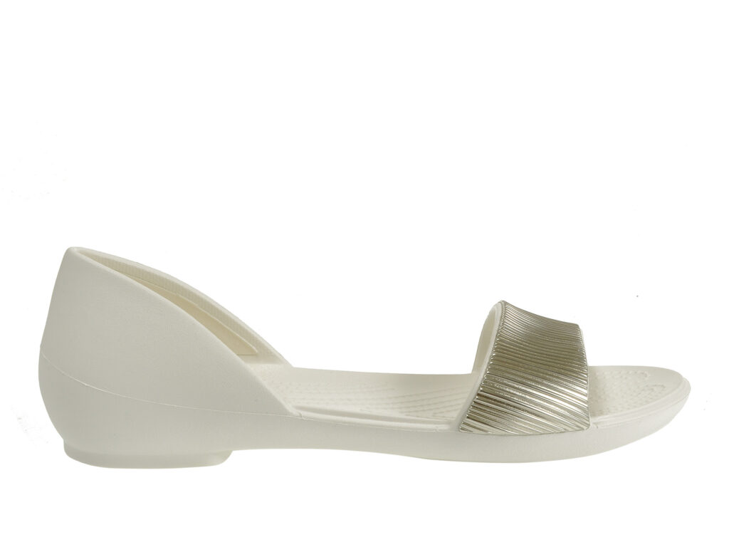 Crocs Lina Embellished Dorsay Oyster Champagne