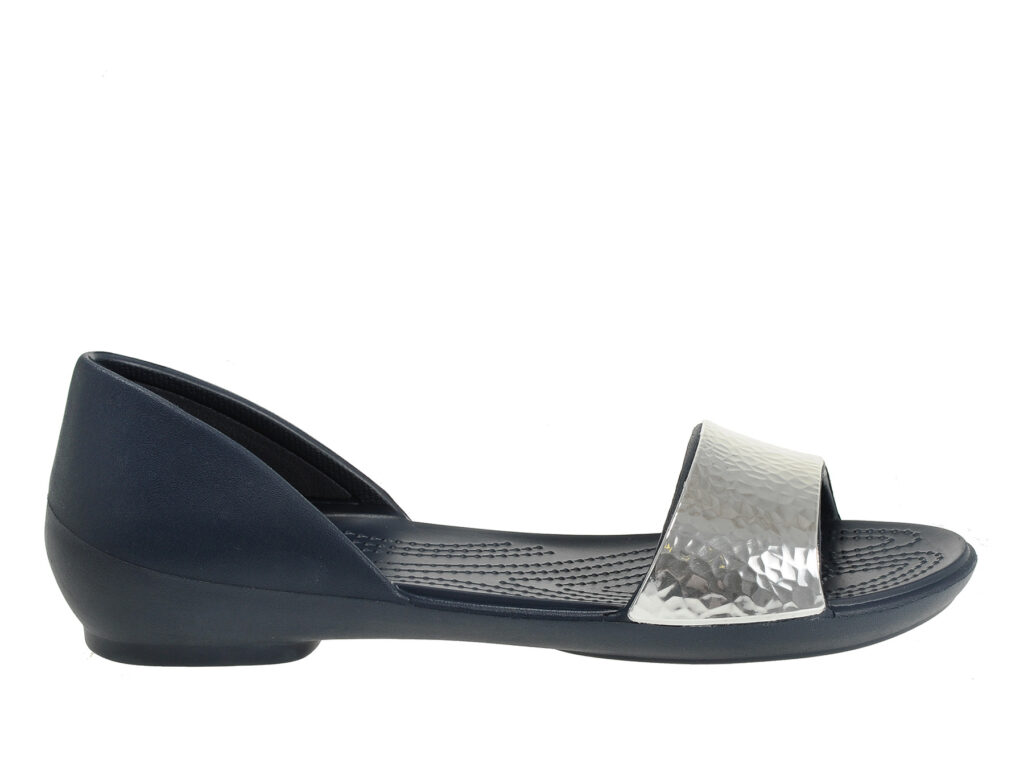 Crocs Lina Embellished Dorsay Navy Silver