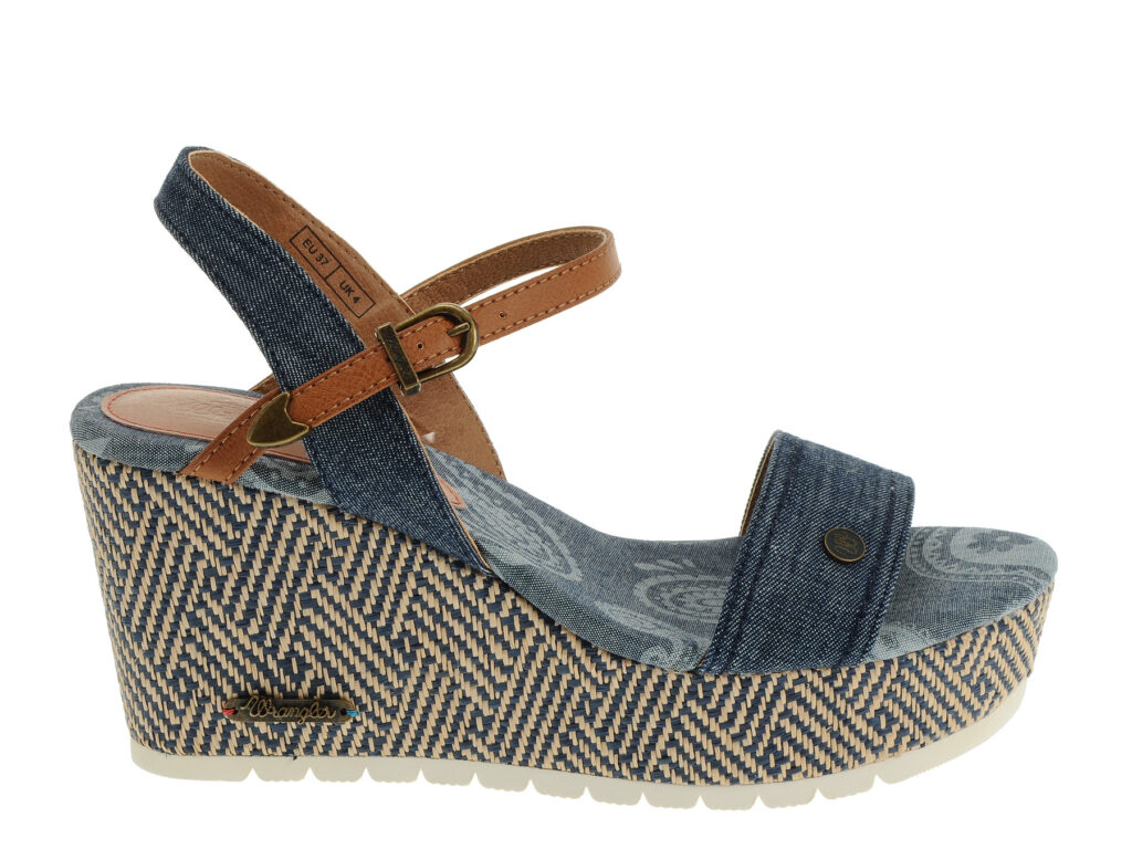 Buty Sandały Wrangler Indigo New Jenna Blue