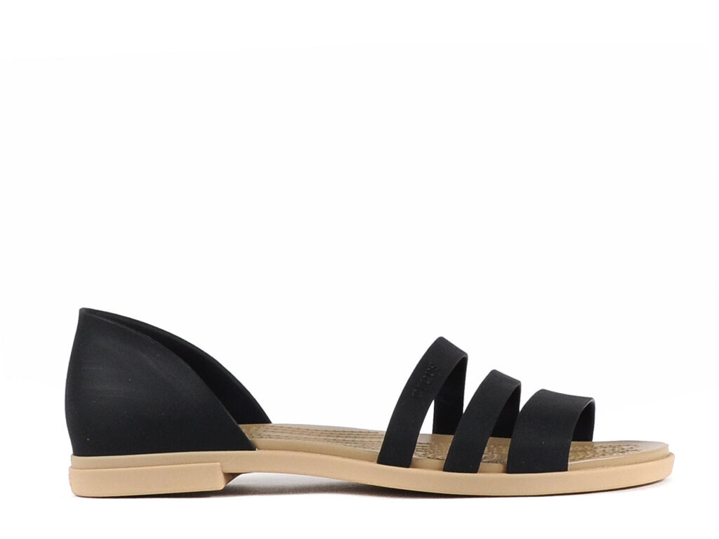 Crocs Tulum Open Flat Black/Tan 206109-00W