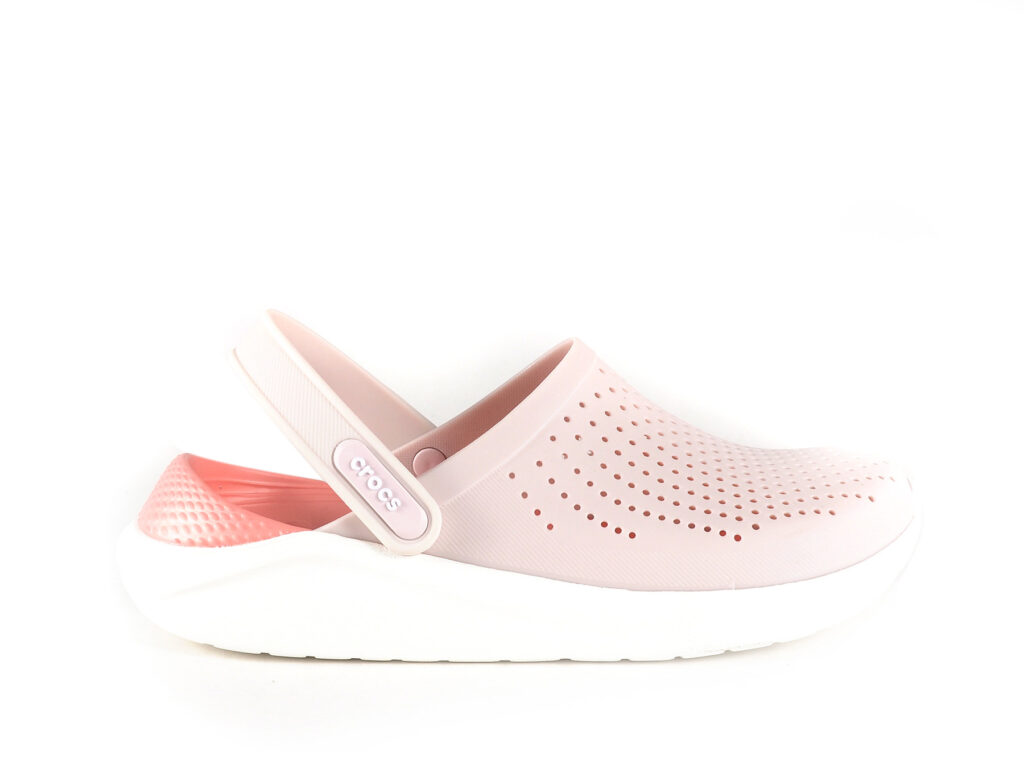Crocs Literide Clog Barely Pink White