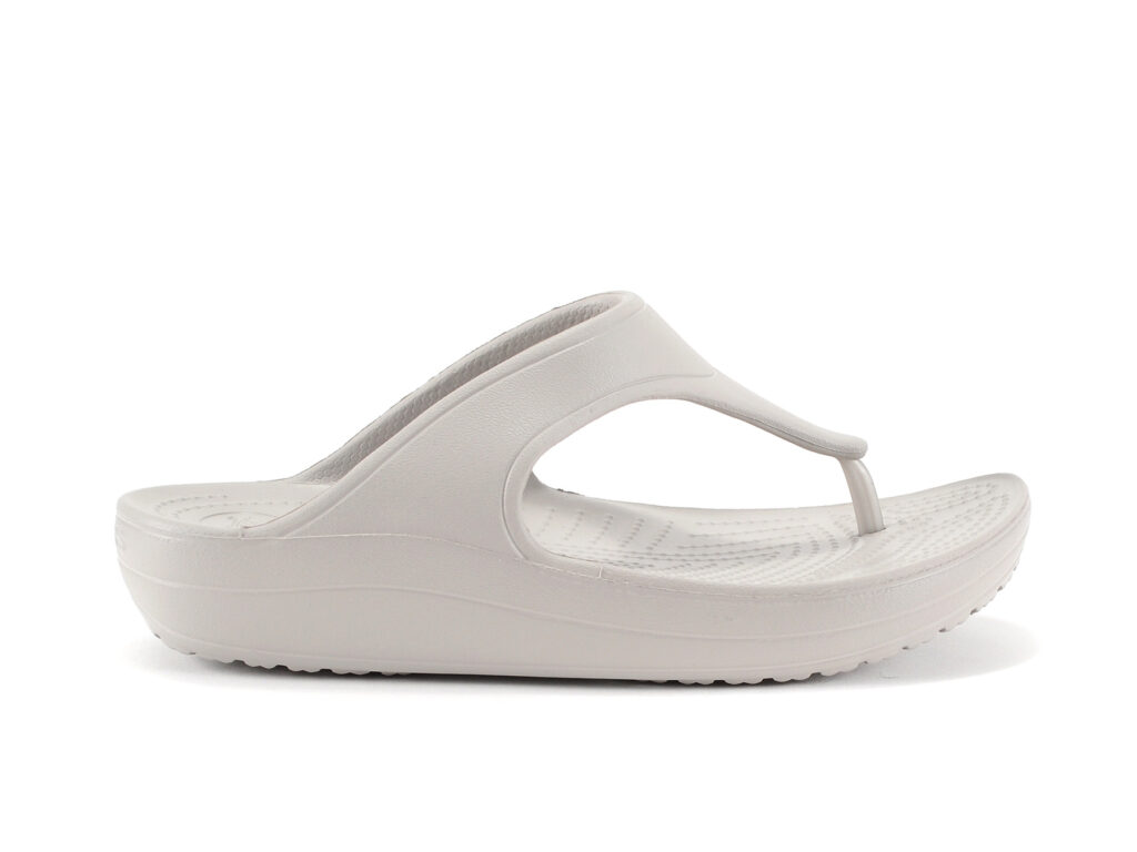 Crocs Sloane Platform Flip Platinum
