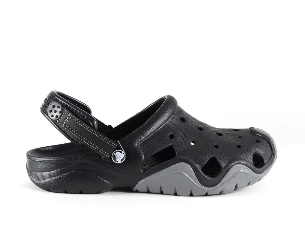 Crocs Swiftwater Mesh Deck Sandal Black