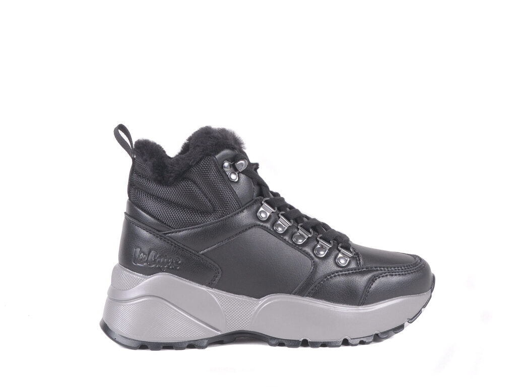 Buty Damskie Lee Cooper Botki Zimowe Czarne LCJ-21-31-0618L