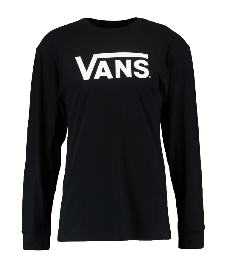 T-Shirt z Długim Rękawem Classic LS Czarny VANS VN000K6HY281