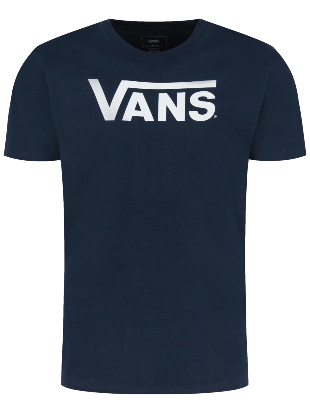 T-Shirt Classic Granatowo/Biały VANS VN000GGGNAV1