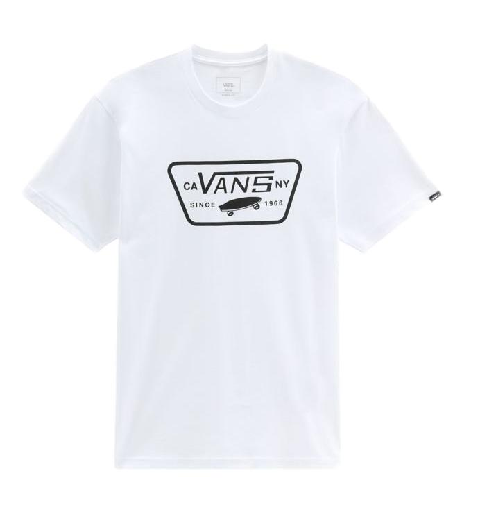 T-Shirt Full Patch Biało/Czarny VANS VN000QN8YB21
