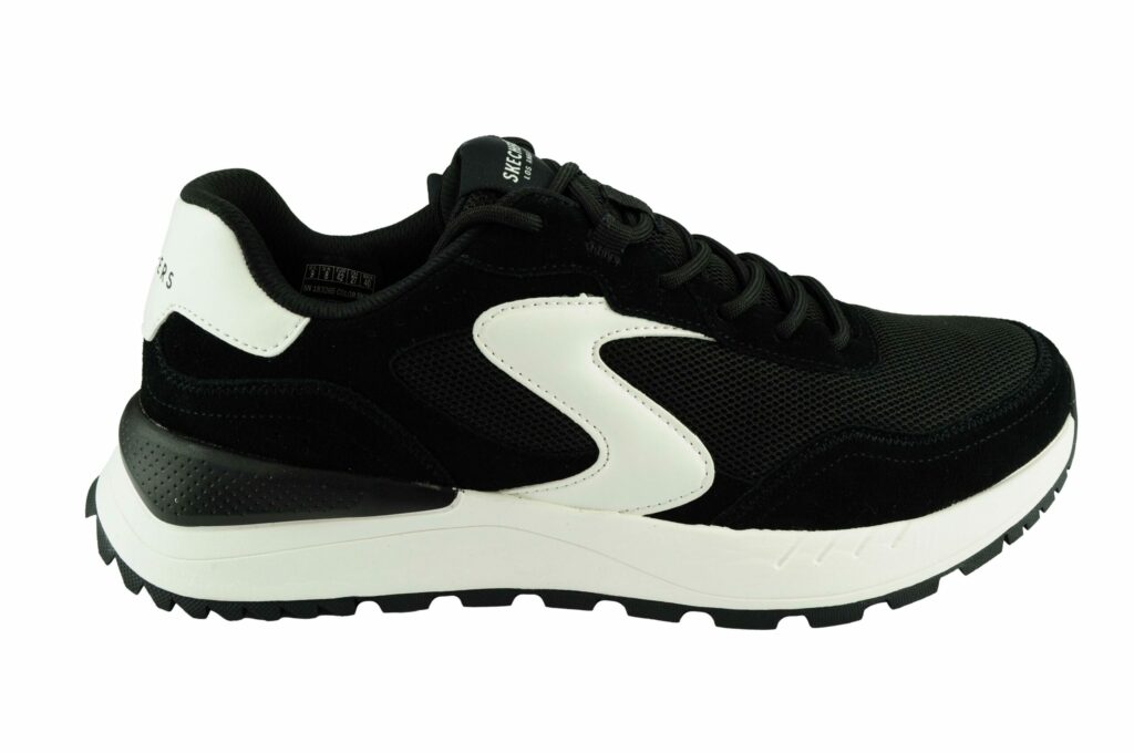 Sneakersy męskie Skechers Fury Lace Low 183265BKW