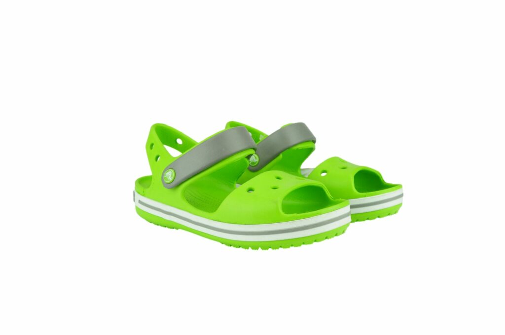 Crocs Crocband Sandal Kids Volt Green Smoke