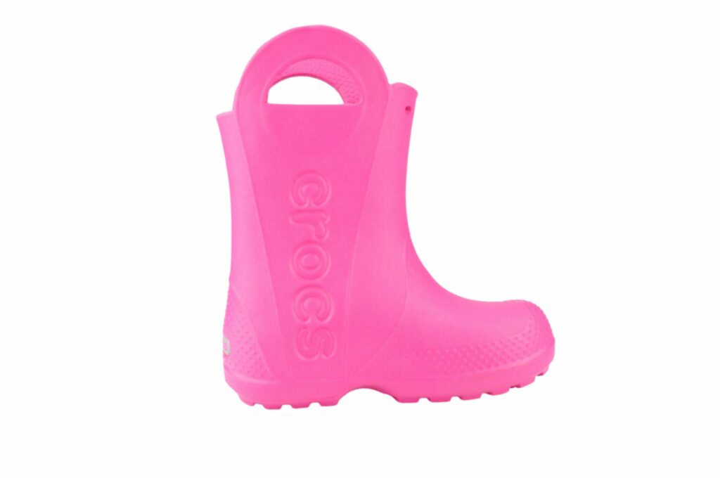 Crocs Handle Rain Boot kids Candy Pink