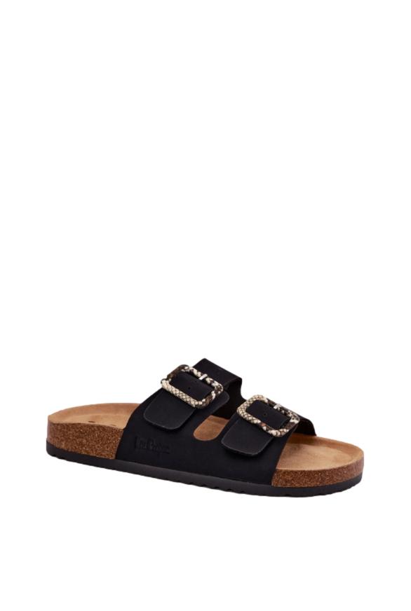 Klapki Czarne Damskie Lee Cooper LCW-26-35-4450LA