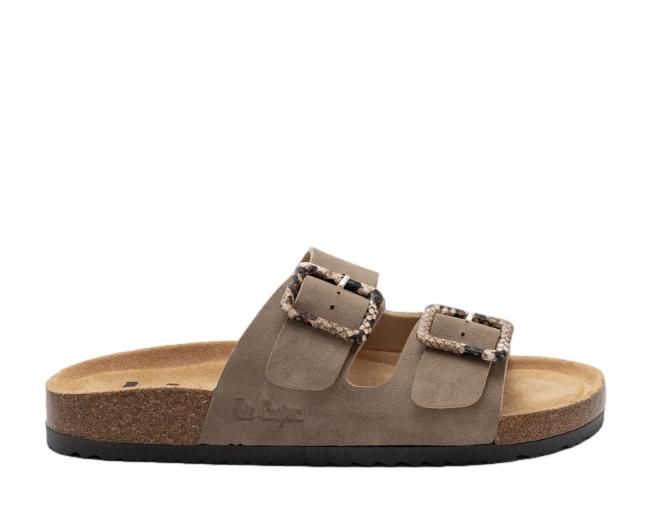 Klapki Brązowe Damskie Lee Cooper LCW-26-35-4451LA