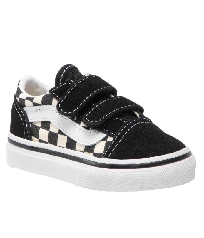 Buty dziecięce(4-8lat) VANS TD Old Skool V Primary Check VN0A38JNP0S1M
